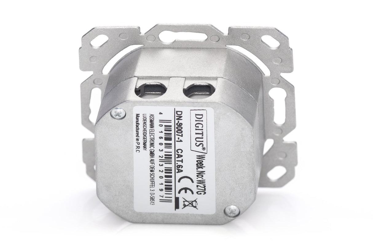 EAN 4016032320197 - Digitus DN-9007-1 toma de corriente 2 x RJ-45 Blanco imagen 4