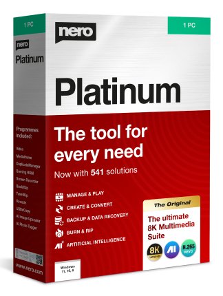 Nero Platinum 365 (1 Pc - 1 Año) Esd - Licencia Electrónica