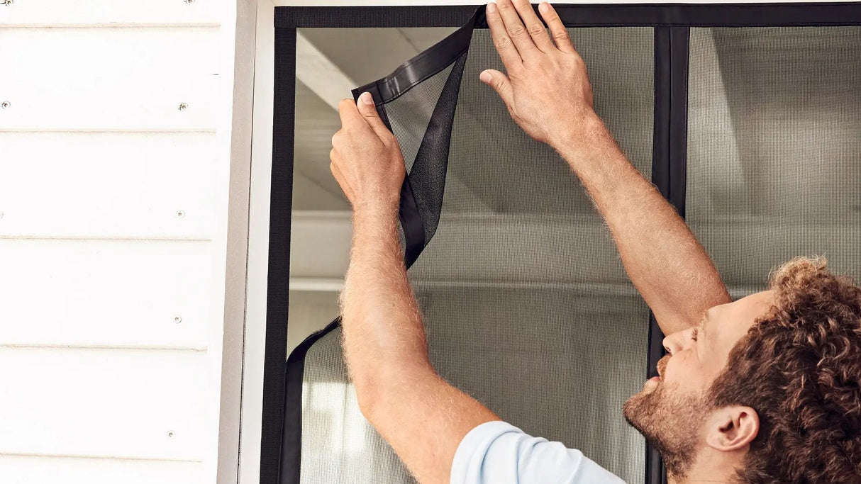 Tesa 55384-00000-00 Red Anti Mosquitos Puerta Antracita 2,1m X 0,9m