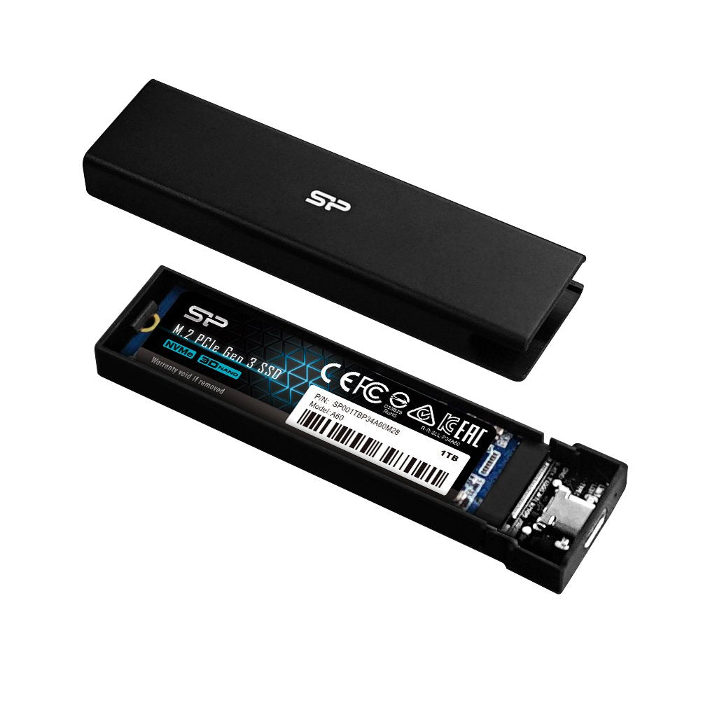 EAN 4713436144199 - Silicon Power PD60 Caja externa para unidad de estado sólido (SSD) Negro M.2 imagen 4