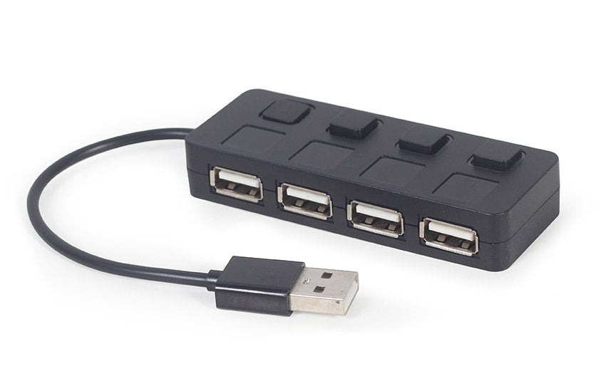 EAN 8716309124669 - Gembird UHB-U2P4-05 hub de interfaz USB 2.0 Type-A Negro imagen 3