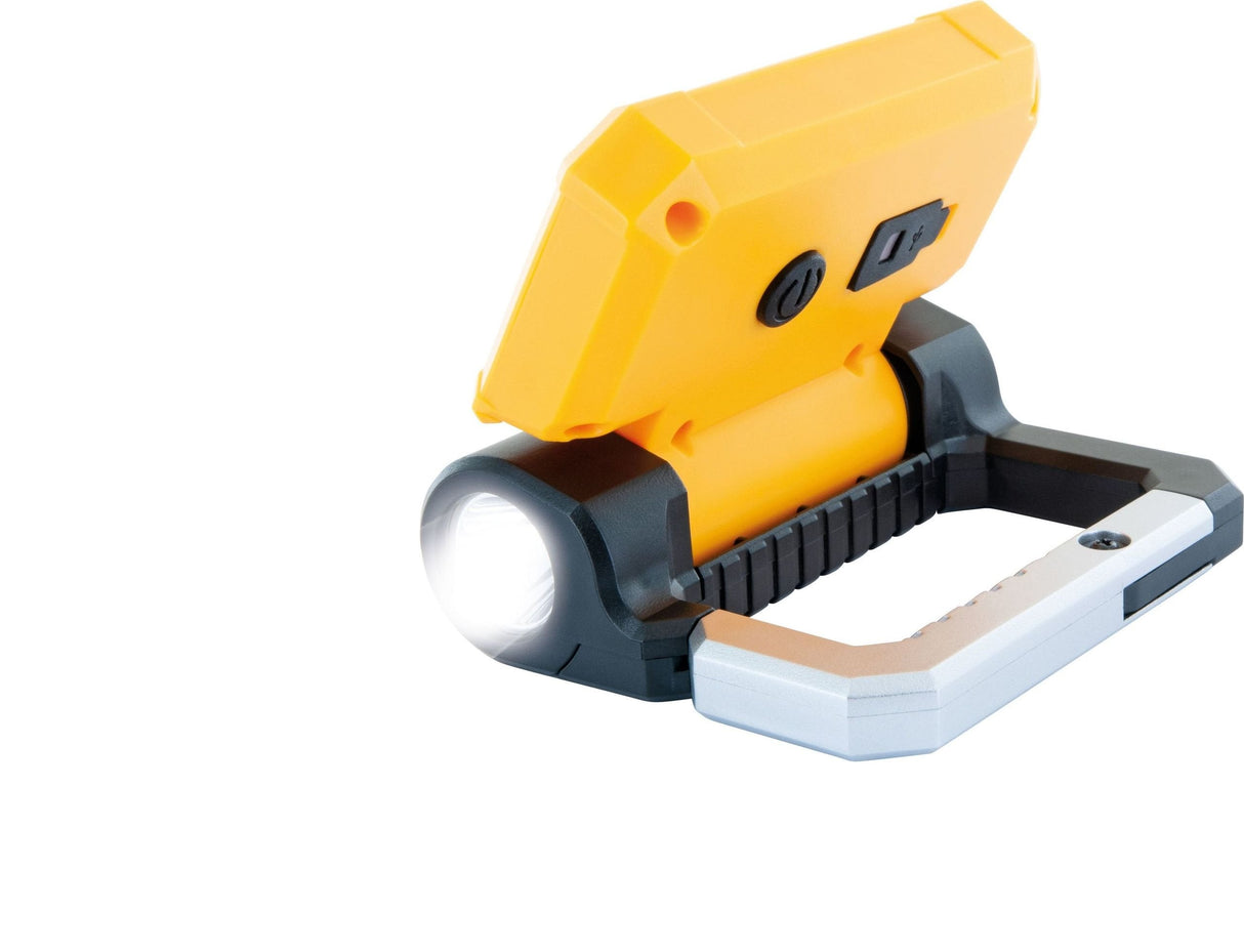 Lámpara De Trabajo Led Schwaiger Con Linterna 300lm Sch./Gel