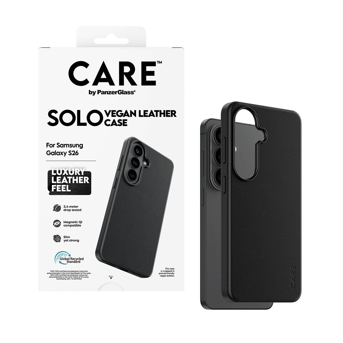EAN 5715685037924 - PanzerGlass CARE™ by ® Solo Case Black w. Qi Samsung Galaxy S26 funda para teléfono móvil 16 cm (6.3") Ne imagen 5