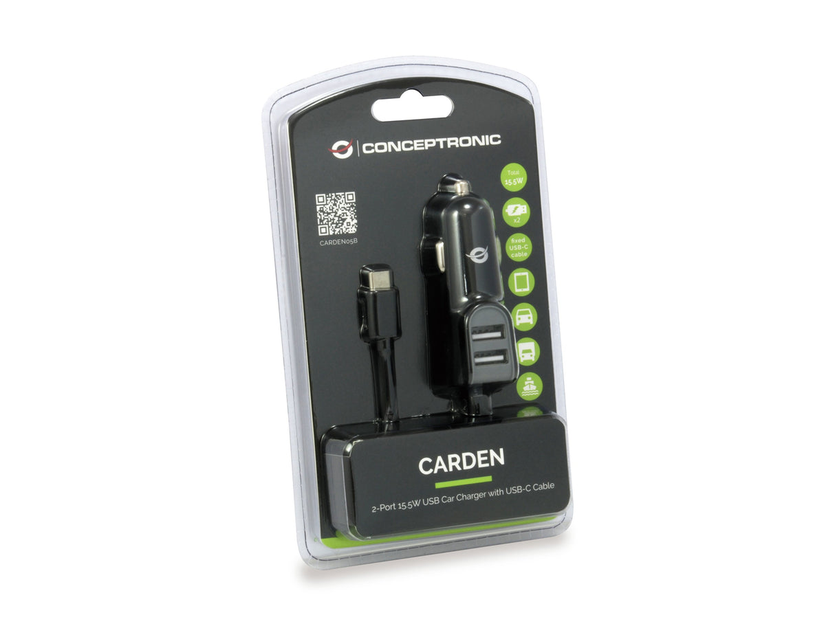 EAN 4015867208939 - Conceptronic CARDEN05B cargador de dispositivo móvil Universal Negro Encendedor de cigarrillos Auto imagen 4