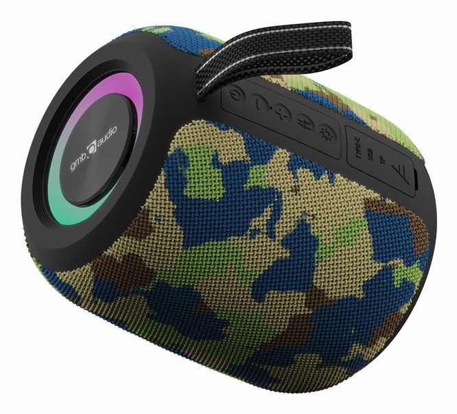 EAN 8716309131964 - Gembird GMB Audio SPK-BT-LED-05-CM altavoz portátil o de fiesta Altavoz monofónico portátil Camuflaje 8 W imagen 4