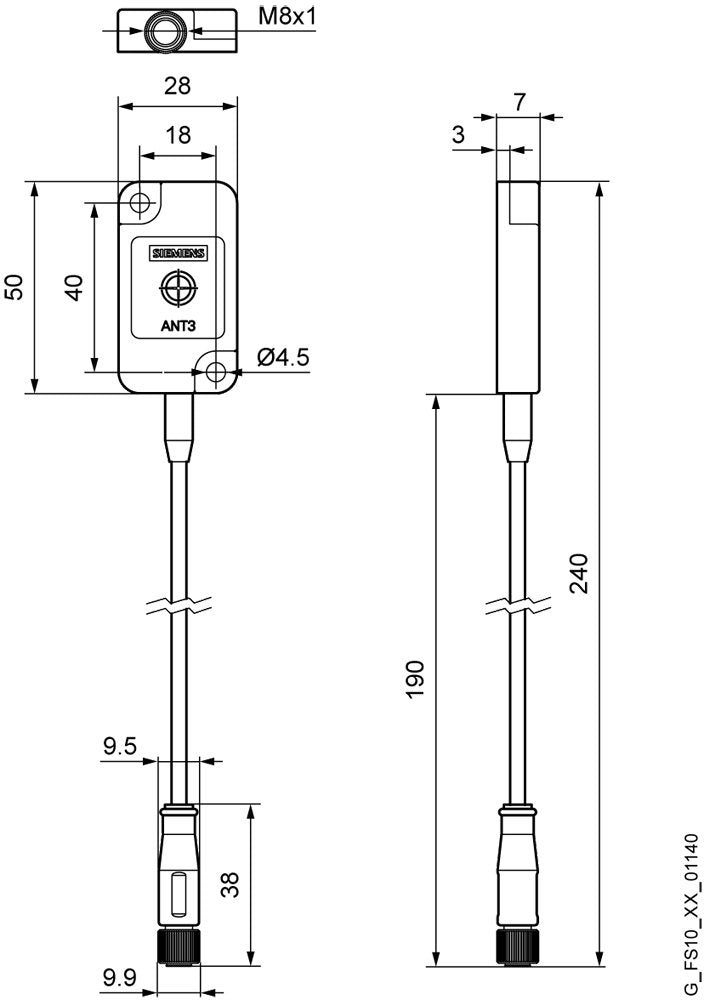 Siemens 6gt23981cd300ax0 Antena