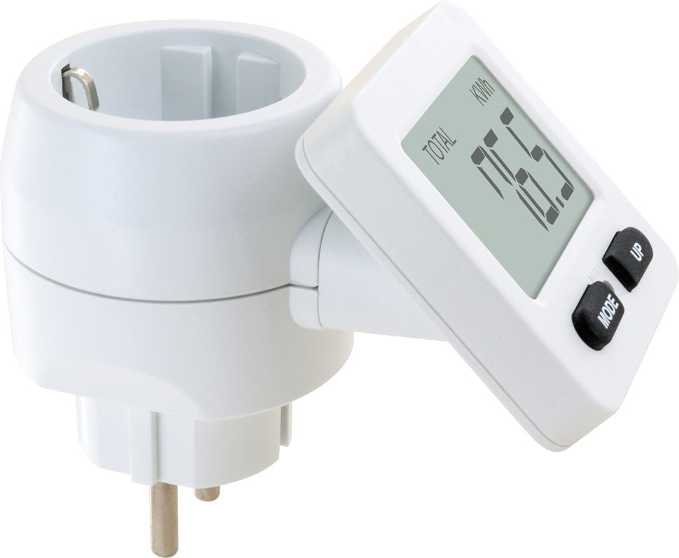 Schwaiger Stem1180 Medidor De Coste Energético Corriente Alterna Con Flex. Display, Blanco