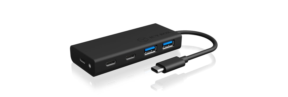EAN 4250078168935 - ICY BOX IB-HUB1426-CPD USB 3.2 Gen 1 (3.1 Gen 1) Type-C 5000 Mbit/s Negro imagen 1