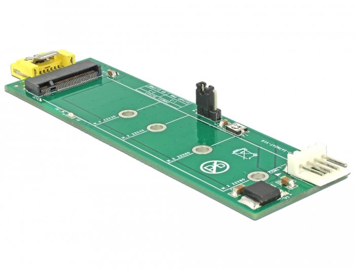 Delock 63917 Convertidor Sata 8 Pines De Potencia Hembra> Ranura M.2 Key B