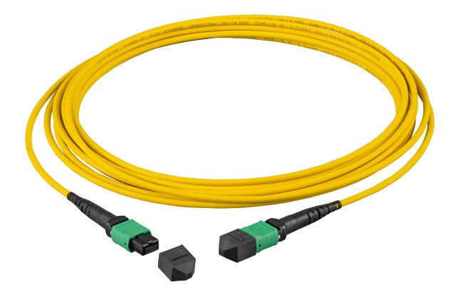 Efb Mtp Apc(F)-Mtp Apc(F) Cable De Red Os2 12 Fasern Typ A Lszh Gelb 1m
