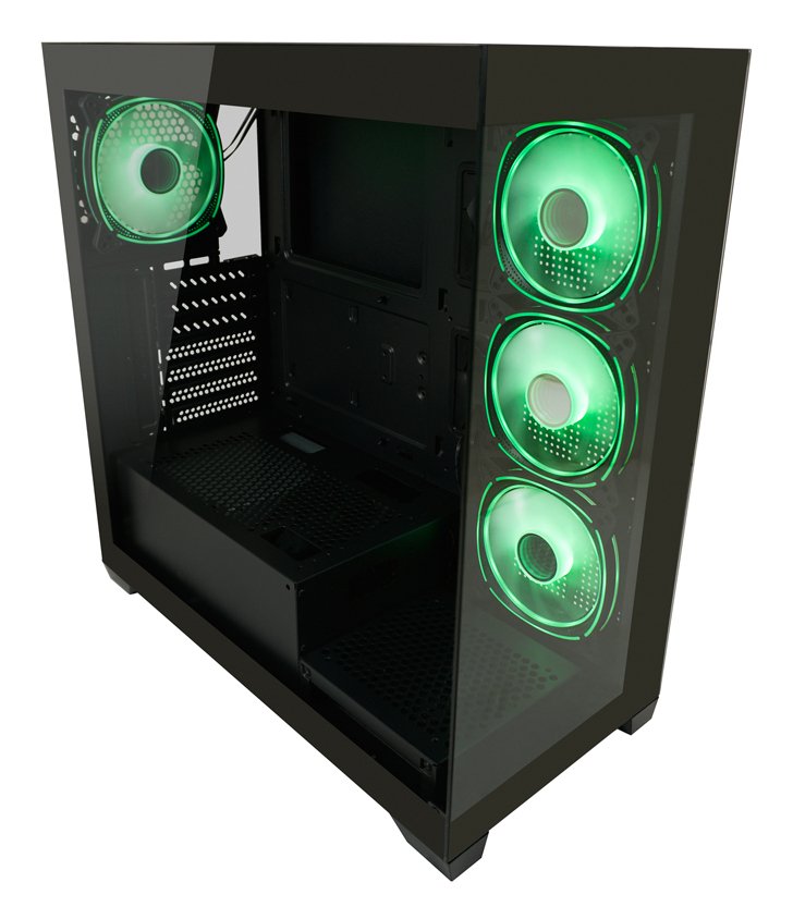 Lc-Power Lc-715b-On Carcasa De Ordenador Midi Tower Negro