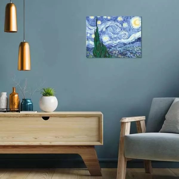 Colección De Arte De Ravensburger Creart - Noche Estrellada (Van Gogh), Pintura 23518