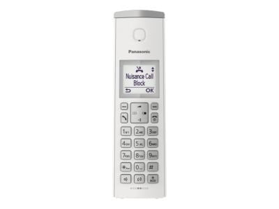 Teléfono Panasonic Kx-Tgk212sp Dect Identificador De Llamadas Plata, Blanco