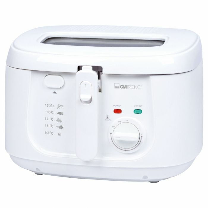 EAN 4006160639636 - Clatronic FR 3771 Sencillo 2,5 L 1800 W Freidora Blanco imagen 1