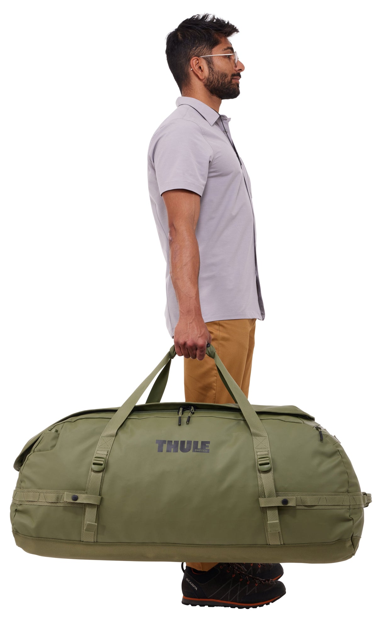 EAN 0085854255325 - Thule Chasm TDSD305 Olivine bolso de lona 130 L Poliéster Oliva imagen 7