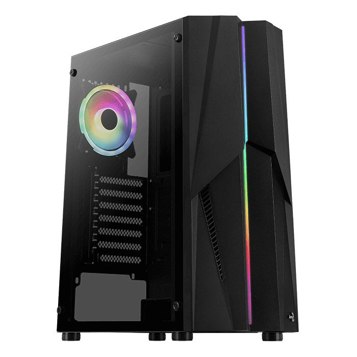 Caja Pc Aerocool Midi Mecha V2 Microatx/Atx/Miniitx O.N. 1xargb