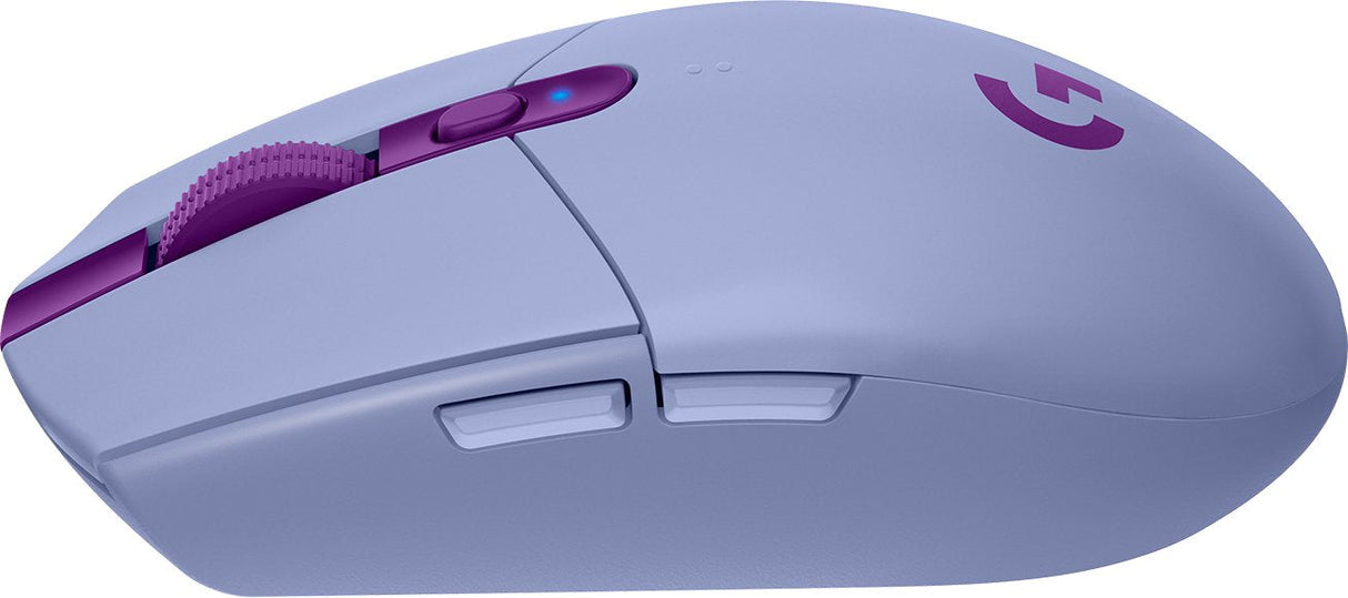 Logitech G305 Lightspeed Raton Inalambrico Usb 12000dpi - 5 Botones Programables - Uso Diestro - Color Violeta