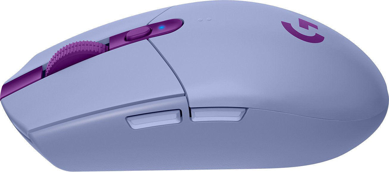 Logitech G305 Lightspeed Raton Inalambrico Usb 12000dpi - 5 Botones Programables - Uso Diestro - Color Violeta