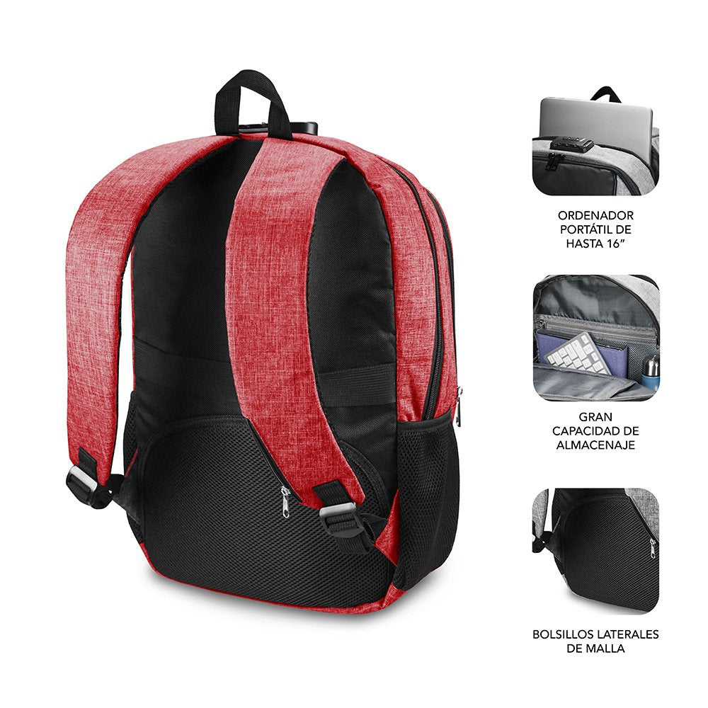 EAN 8436586741358 - SUBBLIM SUB-BP-1UL0002 mochila Rojo Oxford imagen 4