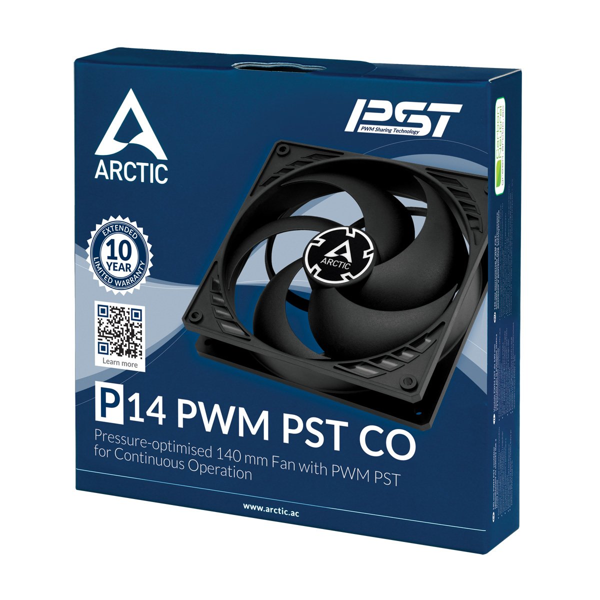 EAN 4895213701570 - ARCTIC P14 PWM PST CO Carcasa del ordenador Ventilador 14 cm Negro imagen 6