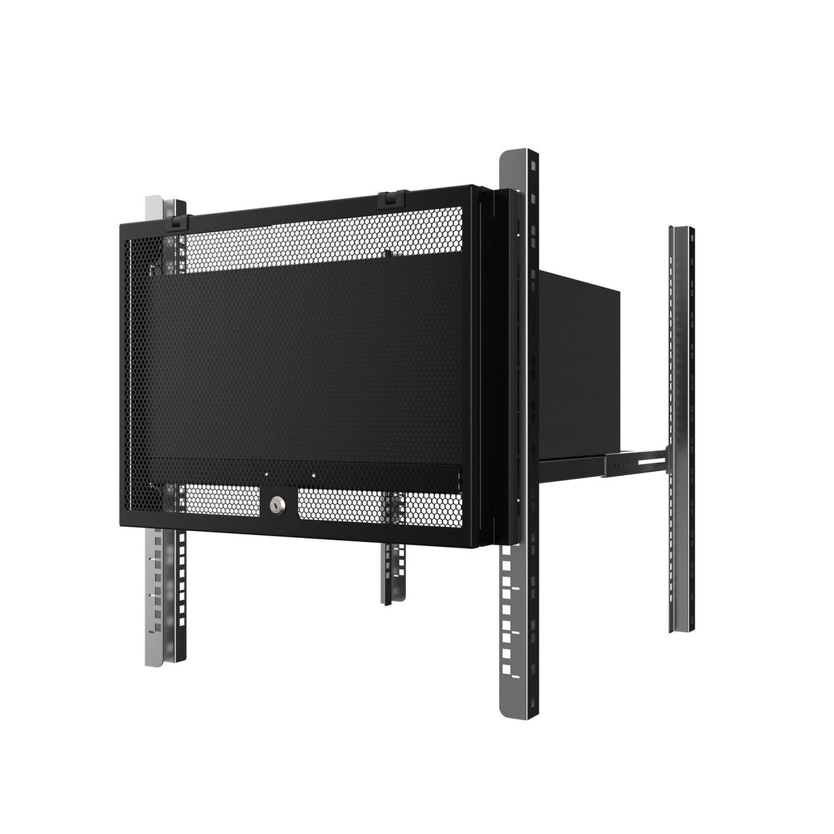 8u 19" Rack Mount, Security Cover Panel