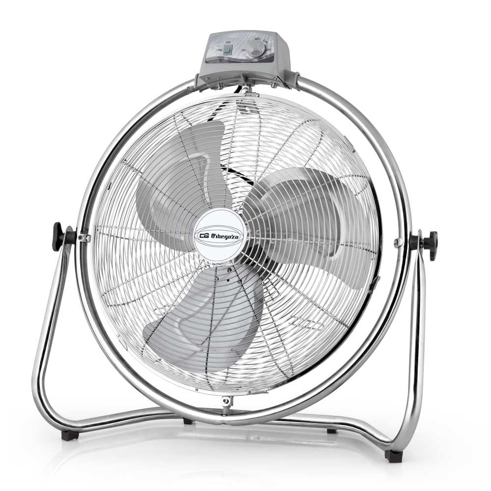 Ventilador De Suelo Orbegozo Pwo 1952 130w 3 Aspas 50cm 3 Velocidades