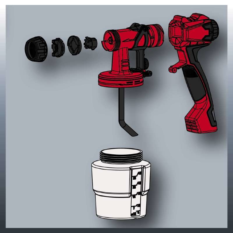 Sistema De Pulverización De Pintura Einhell Tc-Sy 600