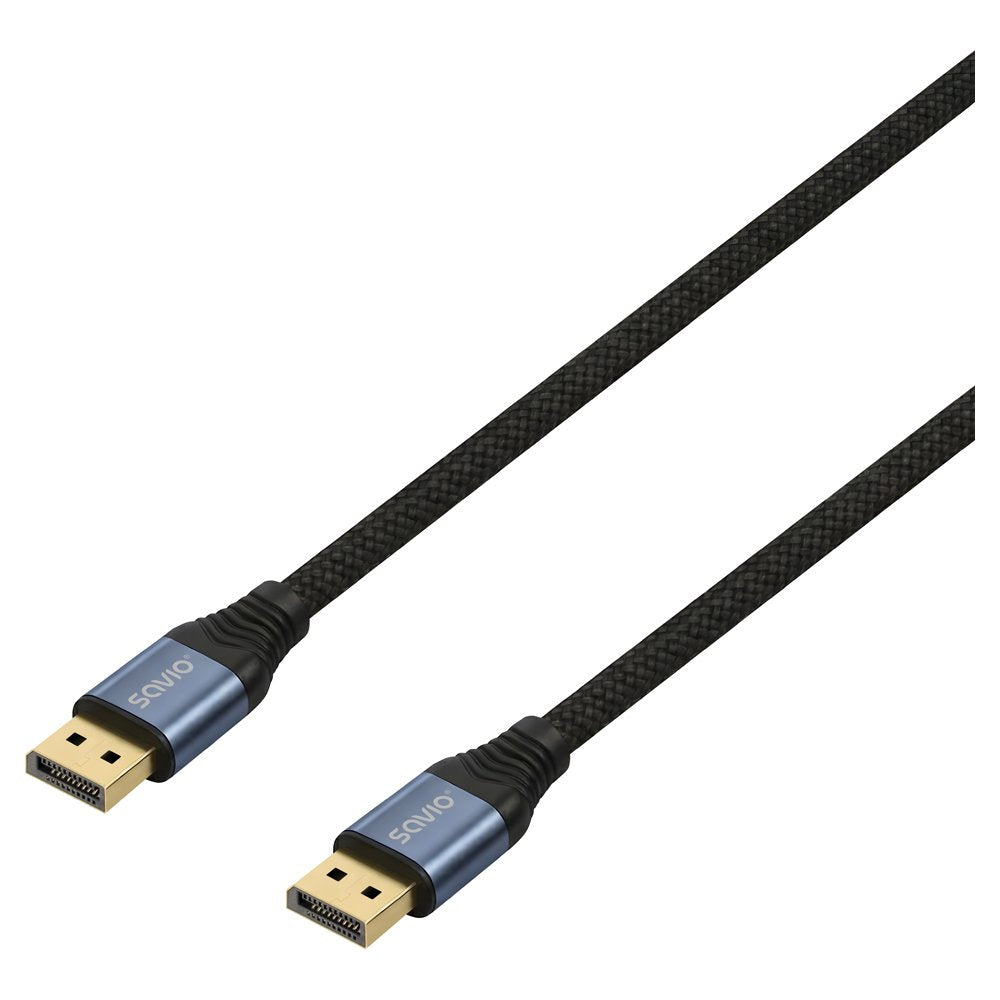 Cable Savio Cl-210 Displayport 2 M Negro