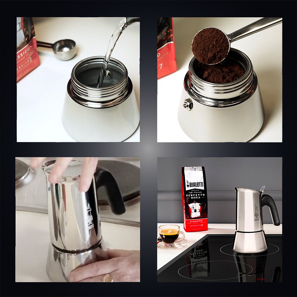 EAN 8006363028912 - Bialetti Venus box Cafetera italiana 0,5 L Plata imagen 4
