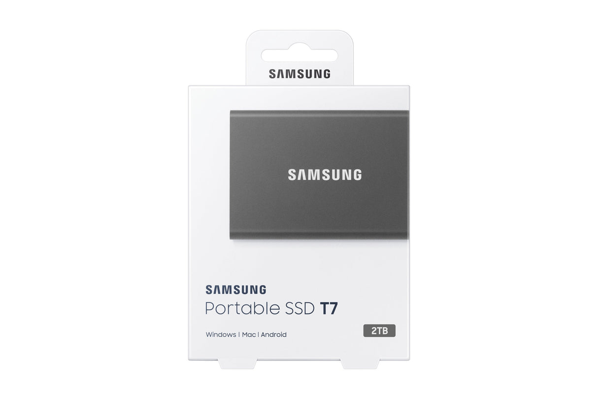 EAN 8806090312380 - Samsung Portable SSD T7 2 TB USB Tipo C 3.2 Gen 2 (3.1 Gen 2) Gris imagen 8