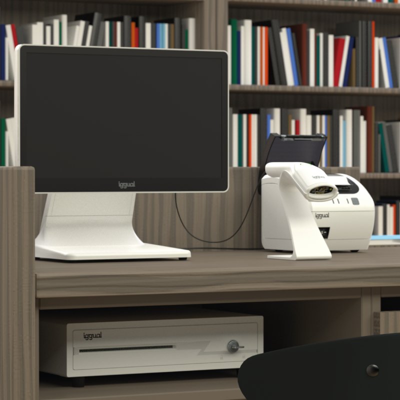 EAN 8435364320174 - iggual AIO W156.88.N100 3,4 GHz Todo-en-Uno 39,6 cm (15.6") 1920 x 1080 Pixeles Pantalla táctil imagen 5