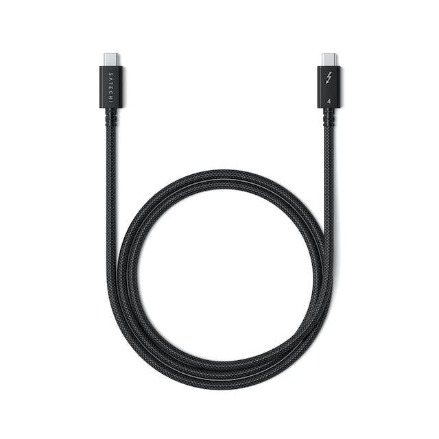Satechi Thunderbolt 4 Pro Cable, Longitud: 1 Meter Datenübertragung De Hasta 40 Gbit S, Potencia De Carga De Hasta 240w, Unterstützt Bildauflösungen