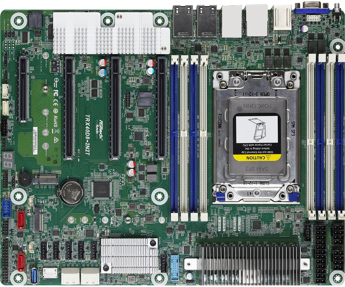 EAN 4710483932281 - Asrock TRX40D8-2N2T placa base AMD TRX40 Socket TR4 ATX imagen 1
