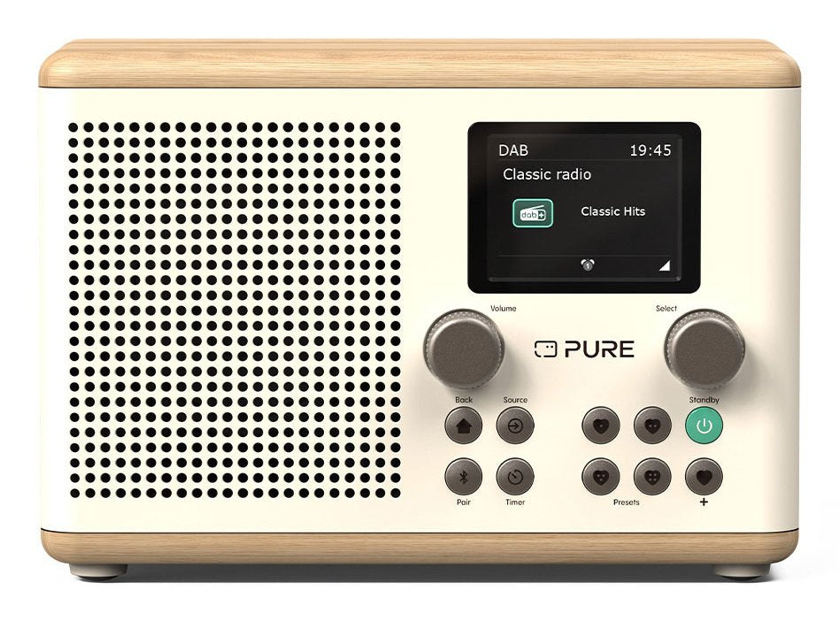 Pure Classic H4 Digitalradio Cotten White Oak Eu Uk