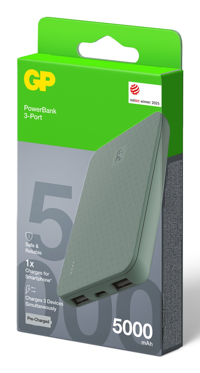 EAN 4891199230523 - GP Batteries 405210 batería externa Polímero de litio 5000 mAh Gris imagen 4