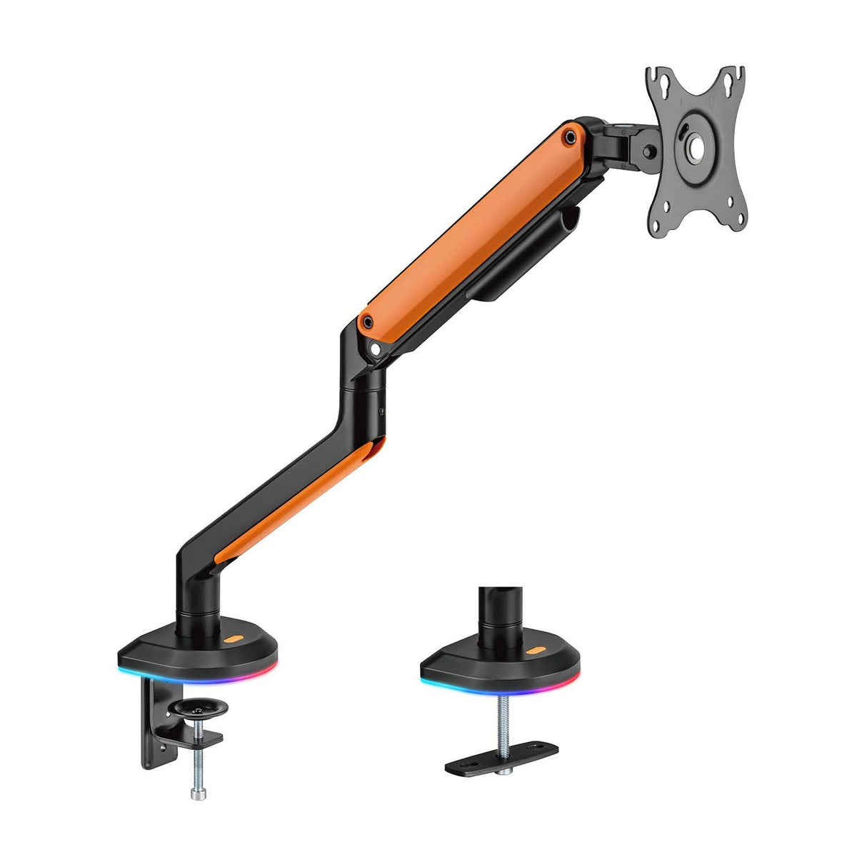 EAN 8435739901090 - AISENS DT32TSR-249 soporte para monitor Escritorio Negro, Naranja imagen 1