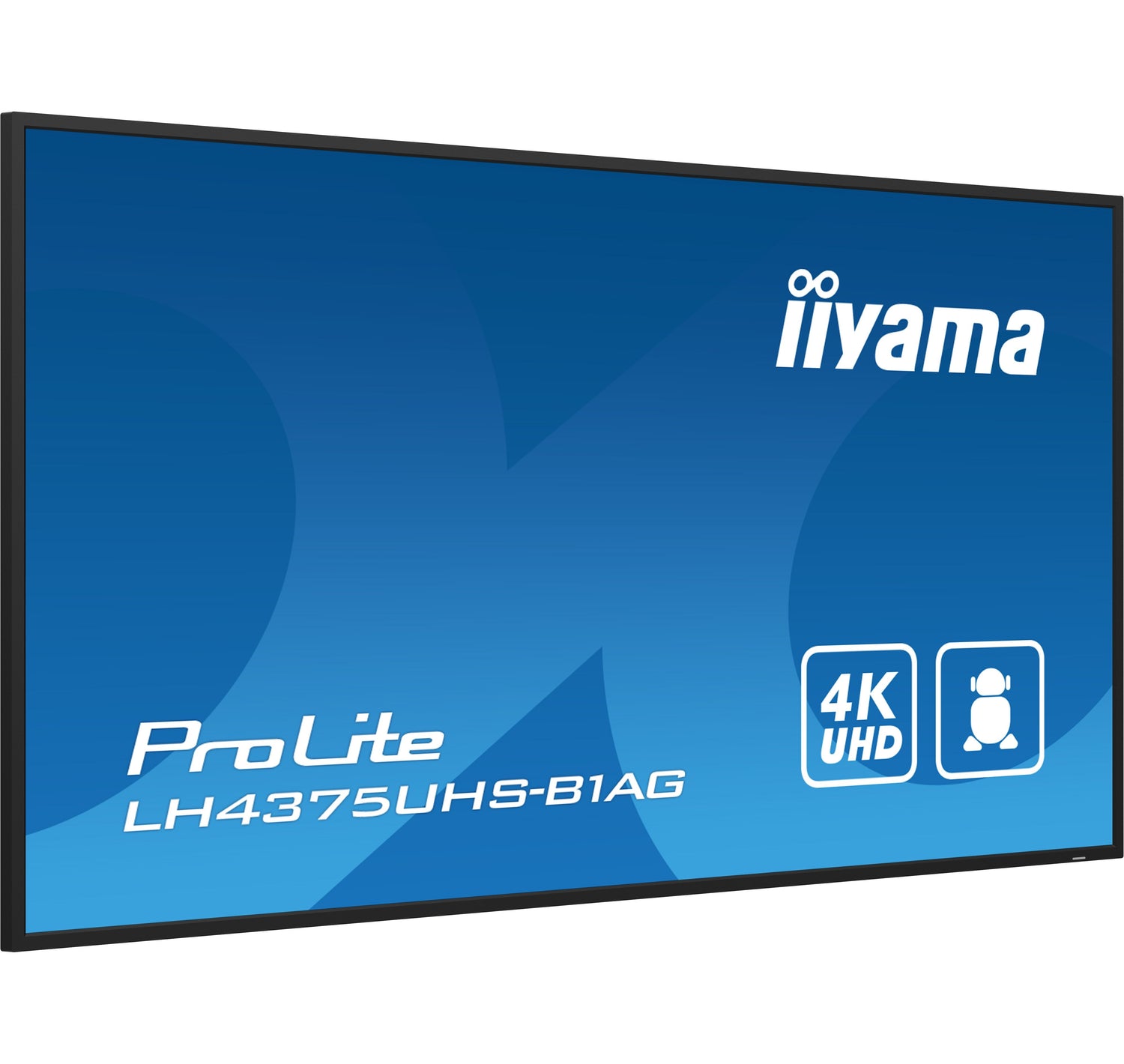 Pantalla De Señalización  Iiyama Lh4375uhs-B1ag  42.5" Lcd 500 Cd / M² 4k Ultra Hd Procesador Incorporado Android 8.0 18/7