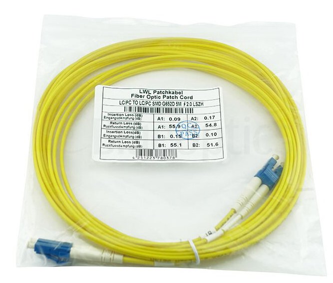 Blueoptics Sfp3131bu30mk Cable De Fibra Optica 30 M Lc G.657.A1 Amarillo