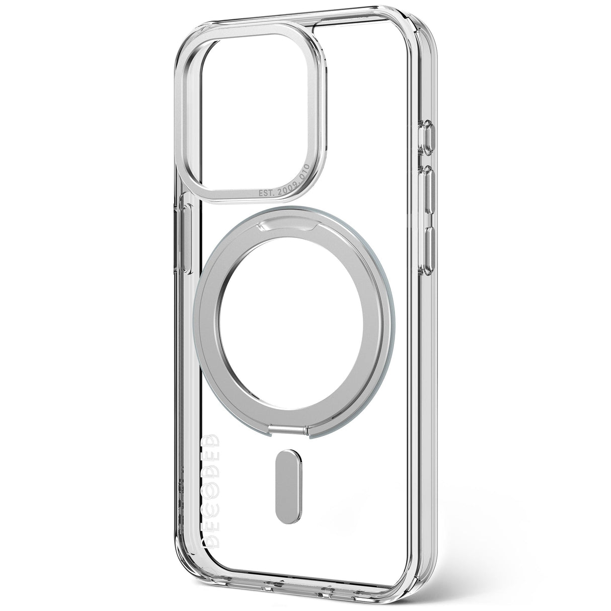 Decoded Recycled Plastic Loop Stand Backcover Ip15 Pro Trans.
