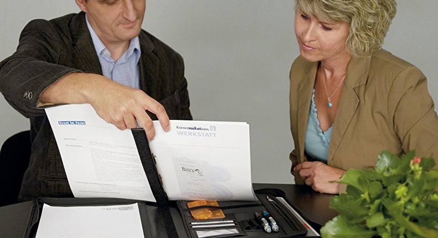 Wedo Konferenzmappe Elegance Con 4-Ring-Mechanik Para A4 Form