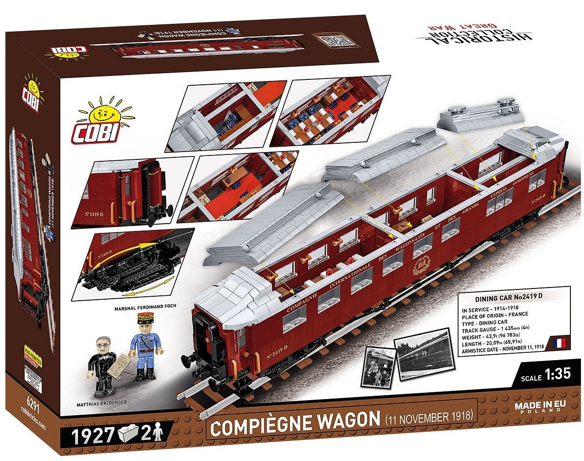 Cobi Compiègne Waggon (11 De Noviembre De 1918), Toys De Diseño Cobi-6291