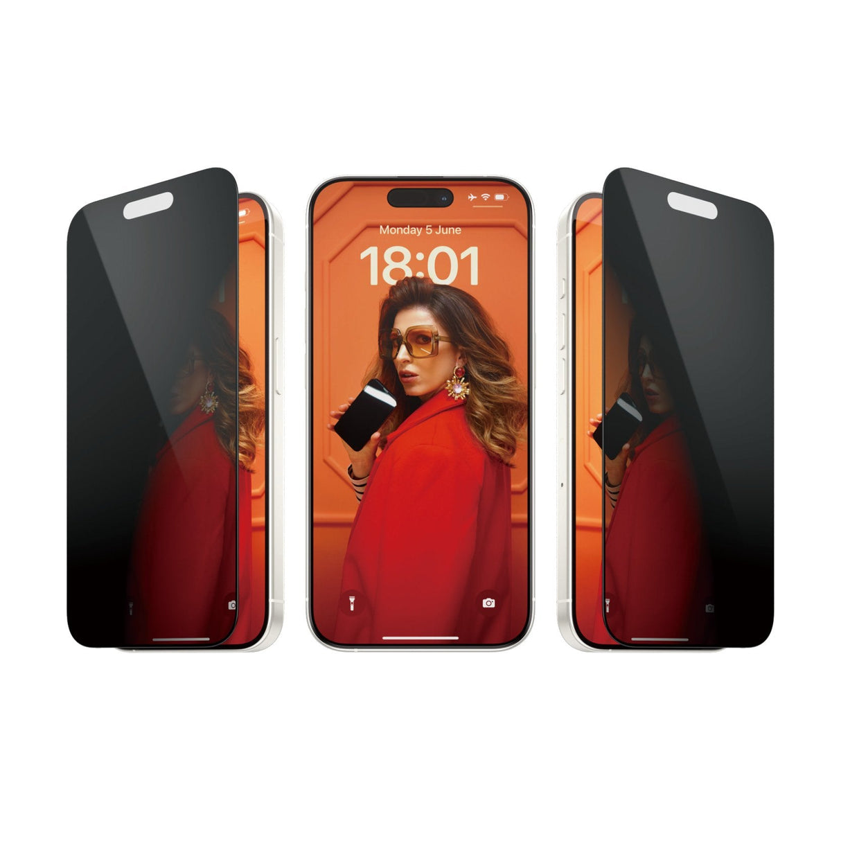 EAN 5711724128103 - PanzerGlass ® Privacy Screen Protector iPhone 15 Pro | Ultra-Wide Fit w. EasyAligner Protector de pantall imagen 1