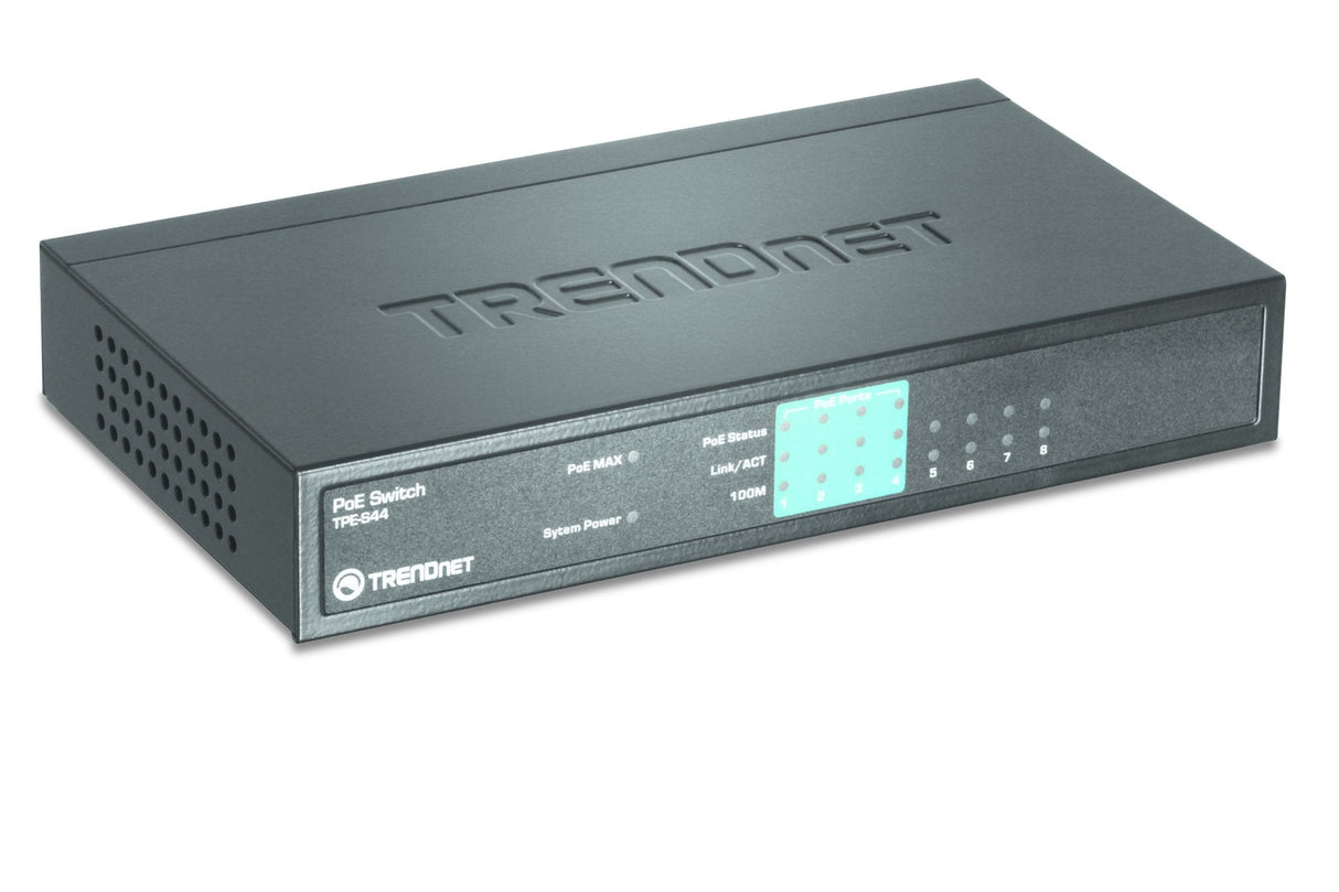 EAN 0710931505061 - Trendnet TPE-S44 switch No administrado Energía sobre Ethernet (PoE) Azul imagen 1