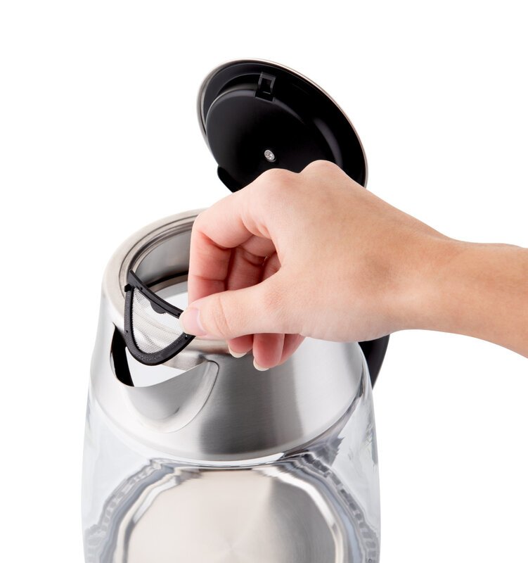 EAN 8590393256532 - Eta ETA915390000 tetera eléctrica 1,5 L 2200 W Negro, Acero inoxidable, Transparente imagen 7