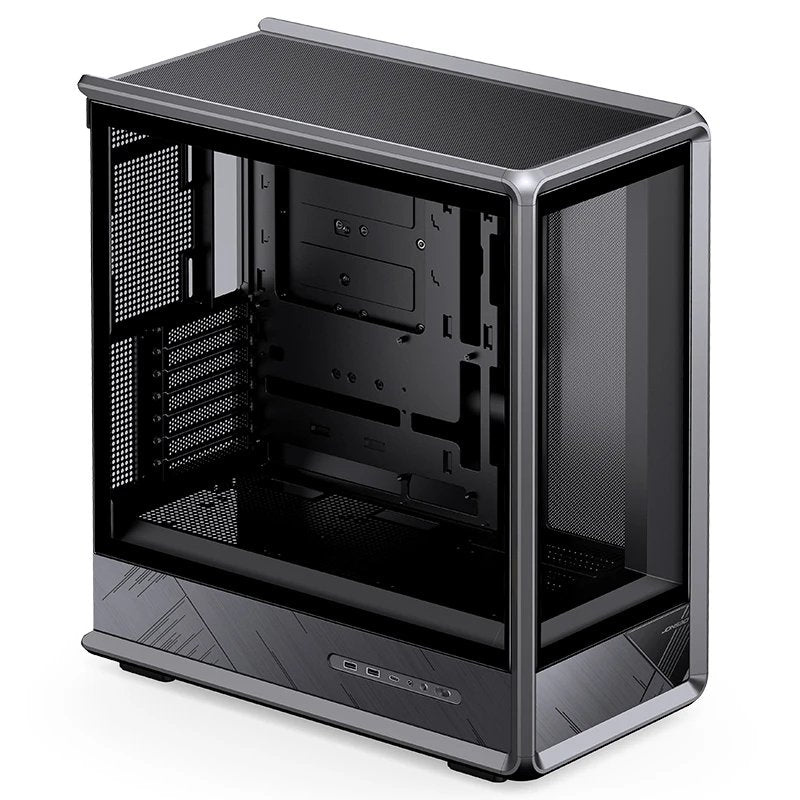 Jonsbo D401 Pc-Gehäuse, Midi Tower, Atx, Tempered Glass - Schwarz