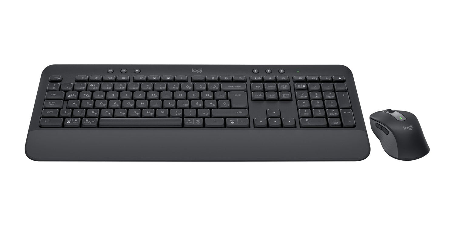 Logitech Signature Mk650 Combo For Business Juego De Teclado Y Ratón Inalámbrico Bluetooth Le Qwertz Húngaro Grafito