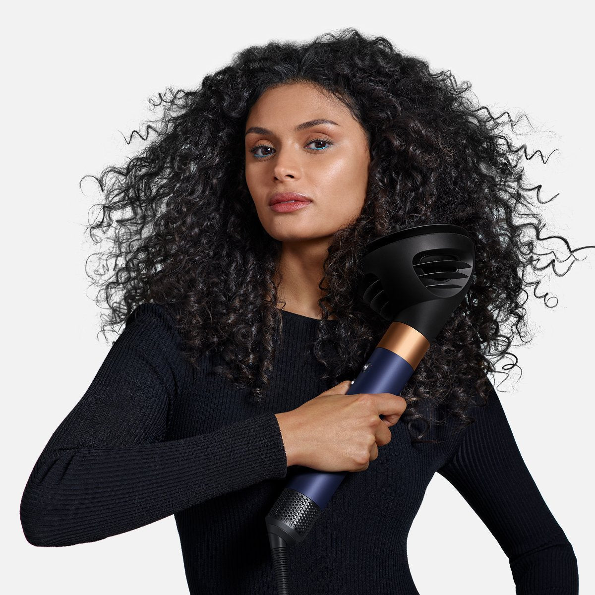 Dyson Airwrap I.D. Curly + Coily Multi-Style Complete Long Styler And Dryer Hs08 Prussian Blue/Copper Eu 107451-01