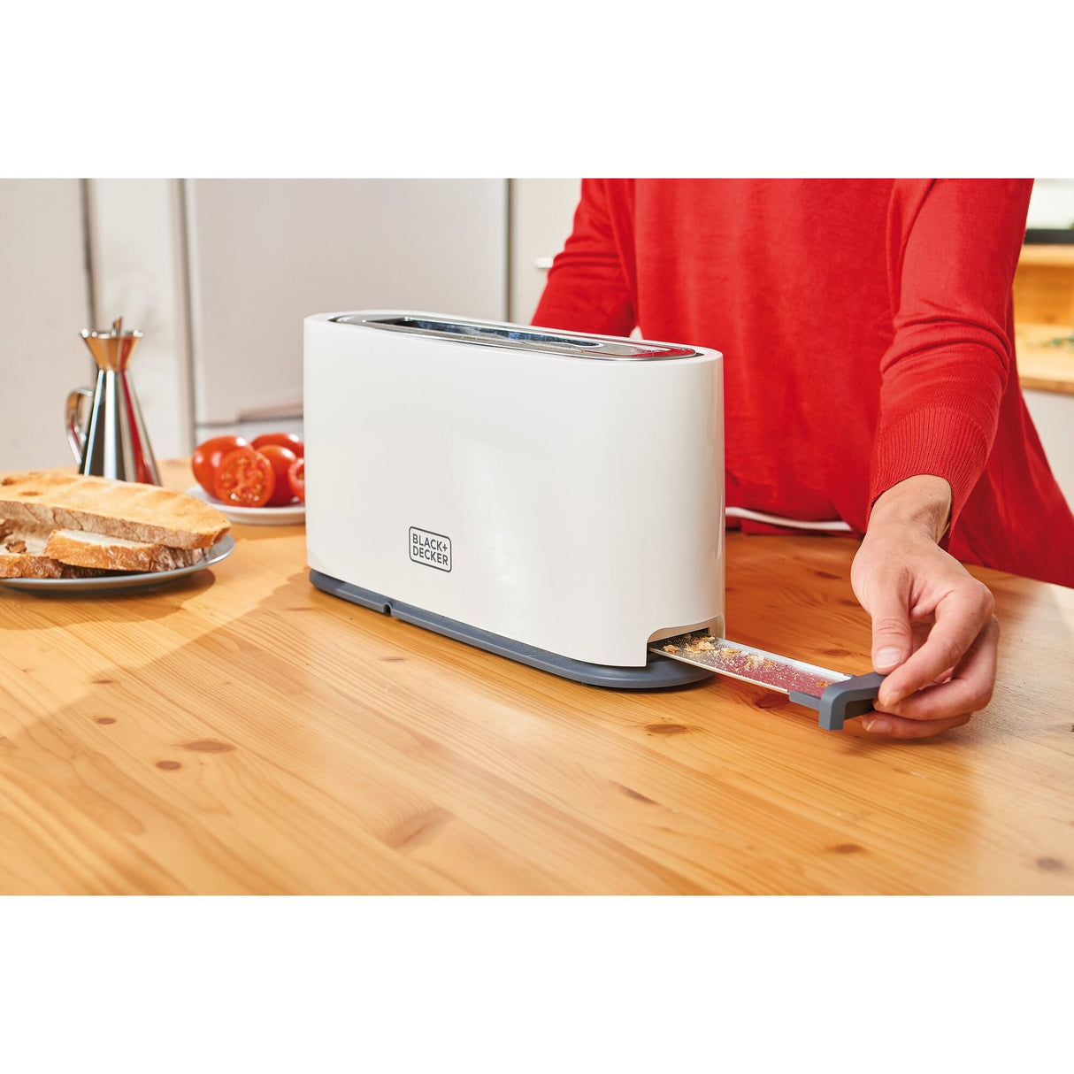 EAN 8432406600058 - Black & Decker BXTO1001E tostadora 7 1 rebanada(s) 1000 W Blanco imagen 3