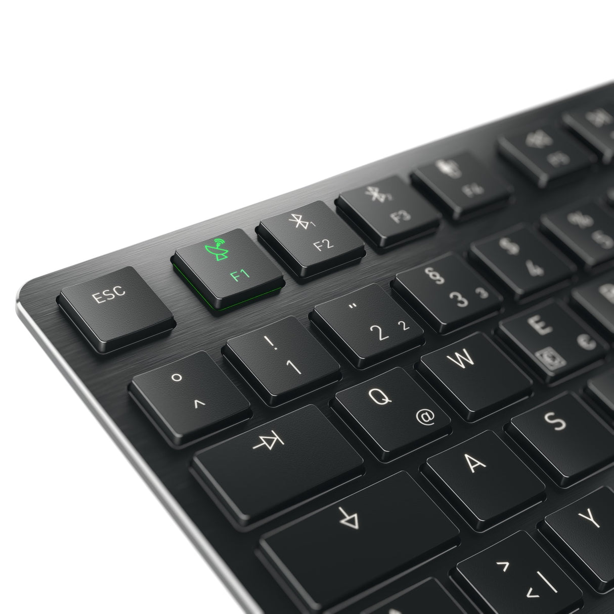 EAN 4025112117671 - CHERRY KW X ULP 2.0 MINI teclado Hogar / Oficina USB + RF Wireless + Bluetooth QWERTZ Alemán Negro imagen 4