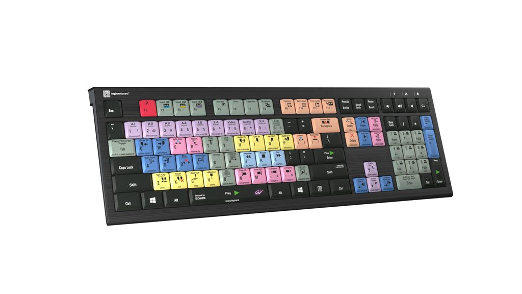 EAN 5707795019143 - Logickeyboard LKB-EDIUS-A2PC-DE teclado Universal USB QWERTZ Alemán Negro imagen 3